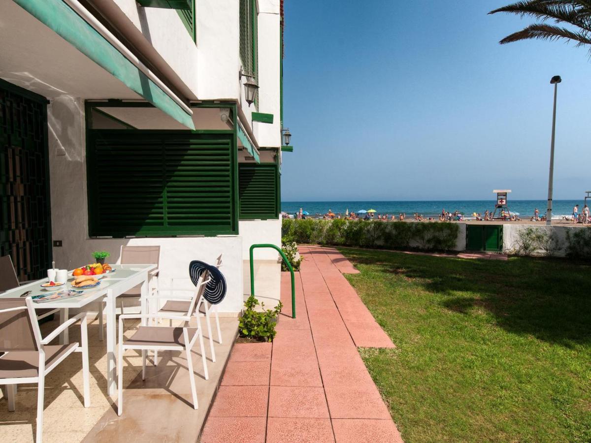 Beachfront Apartment Las Burras Fa03 Маспаломас Экстерьер фото